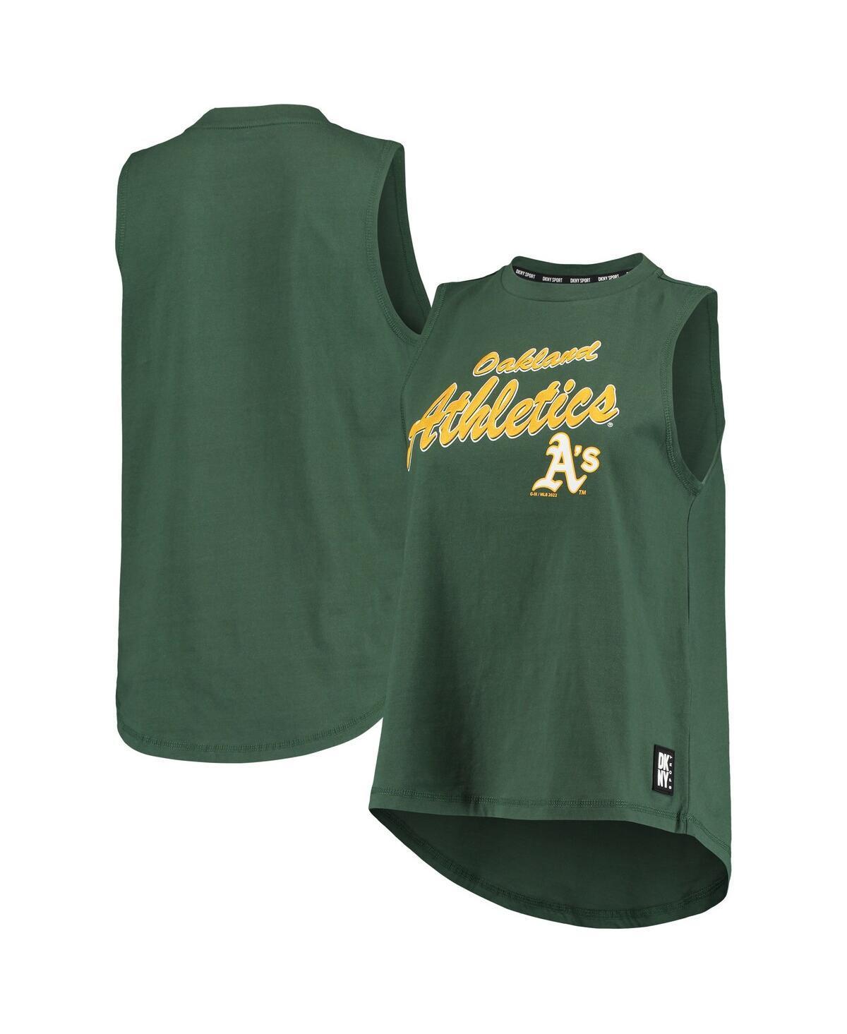 Womens Dkny Sport Green Oakland Athletics Marcie Tank Top Product Image