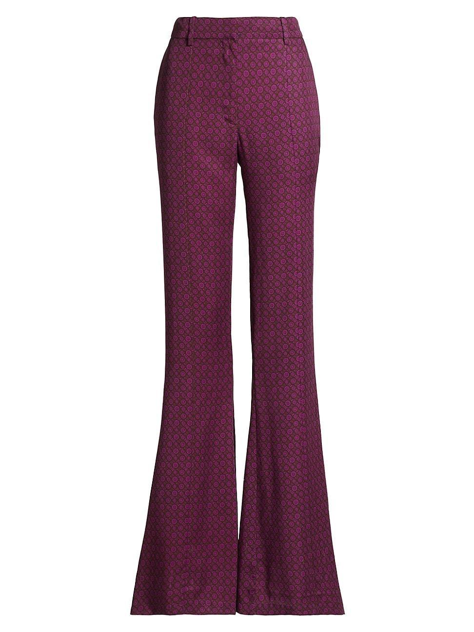 Womens Cami Geometric Flared Pants product image