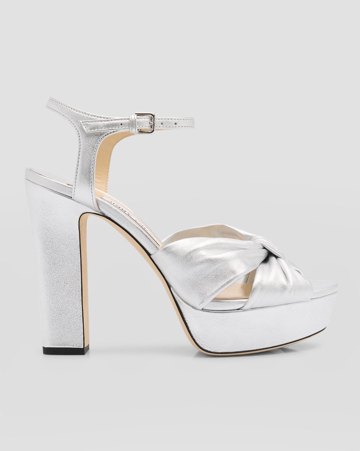 Heloise Leather Platform Sandals Product Image