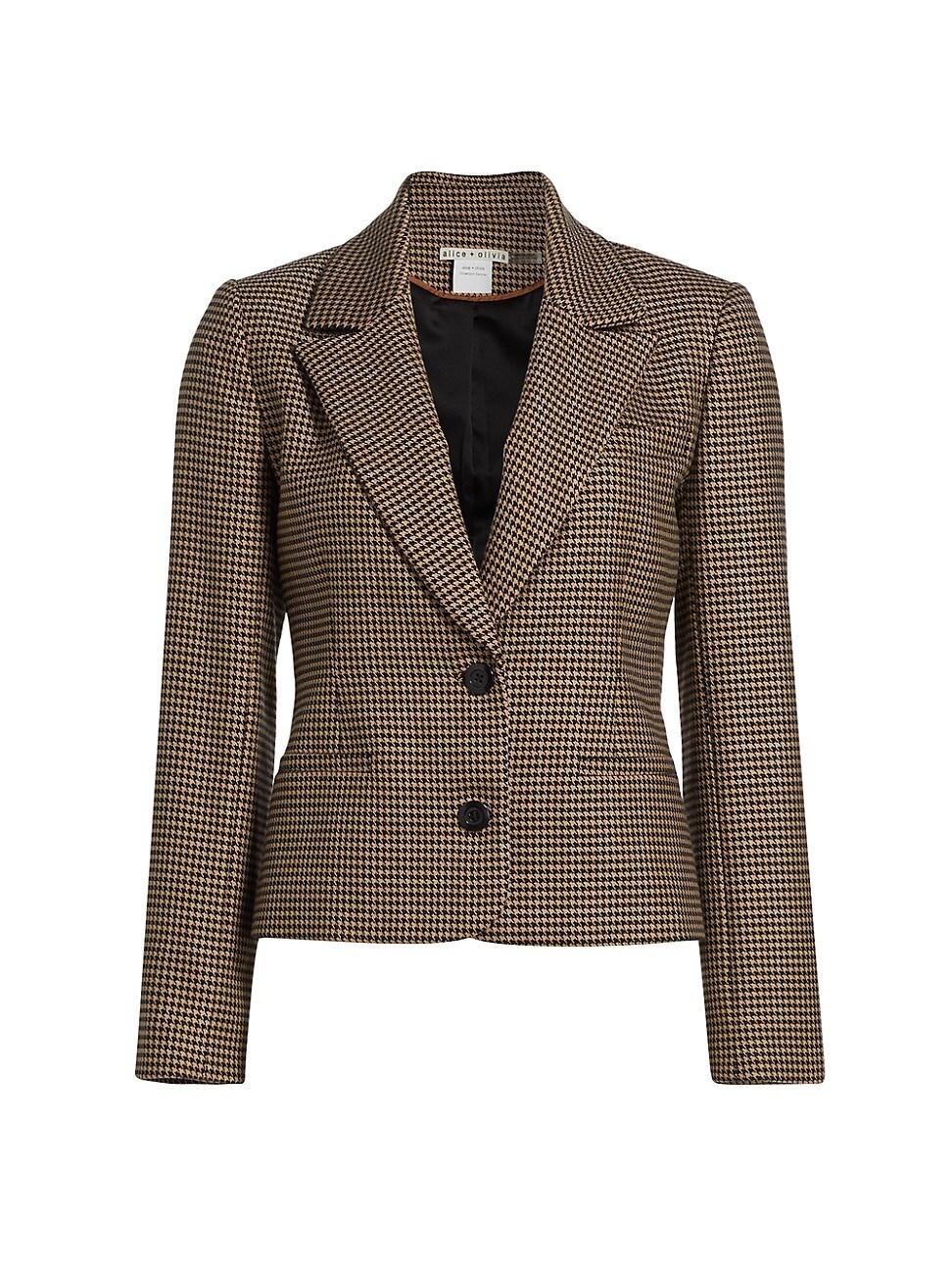 Womens Persol Houndstooth Blazer Product Image