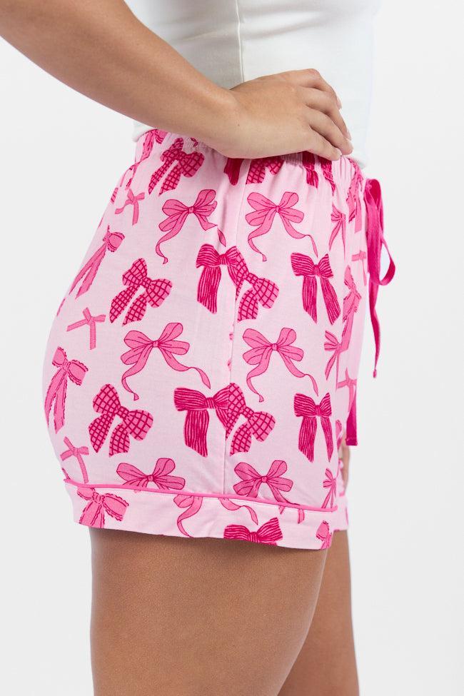 Good To Get Away In Put A Bow On It Pajama Shorts Product Image