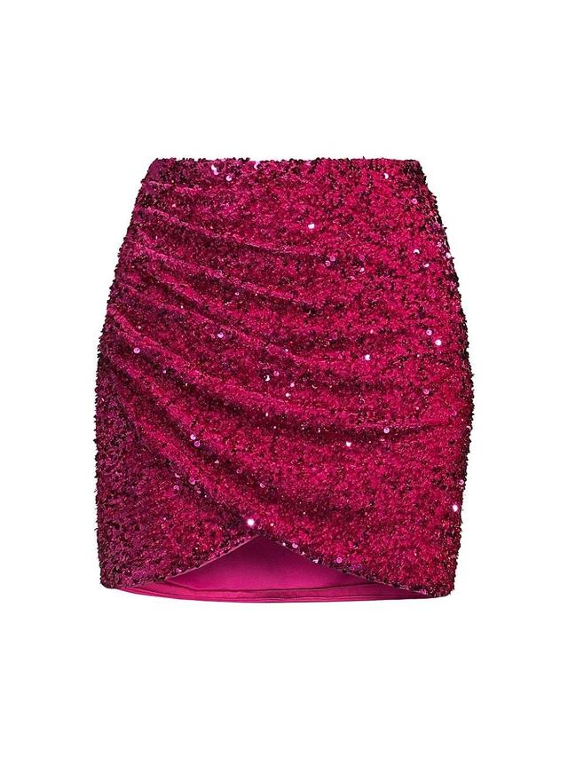 Womens Hurley Sequined Miniskirt Product Image