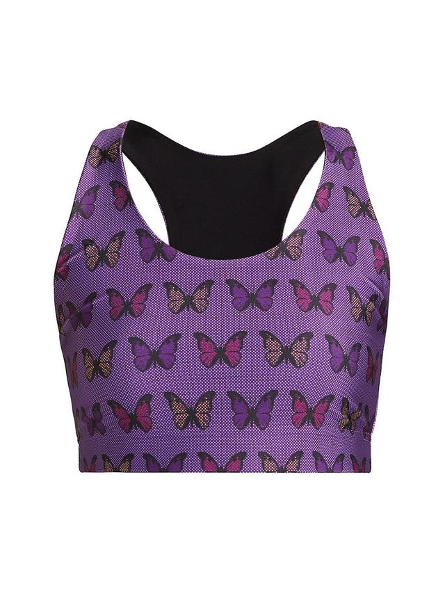 Womens Butterfly Hi-Shine Sports Bra Product Image