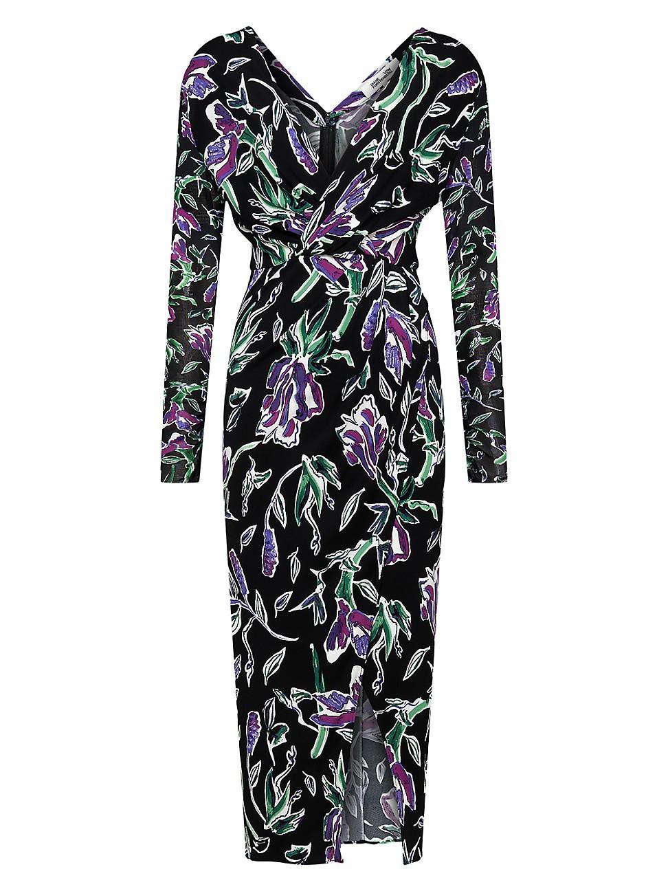 Womens Vivianne Floral Wrap Dress product image