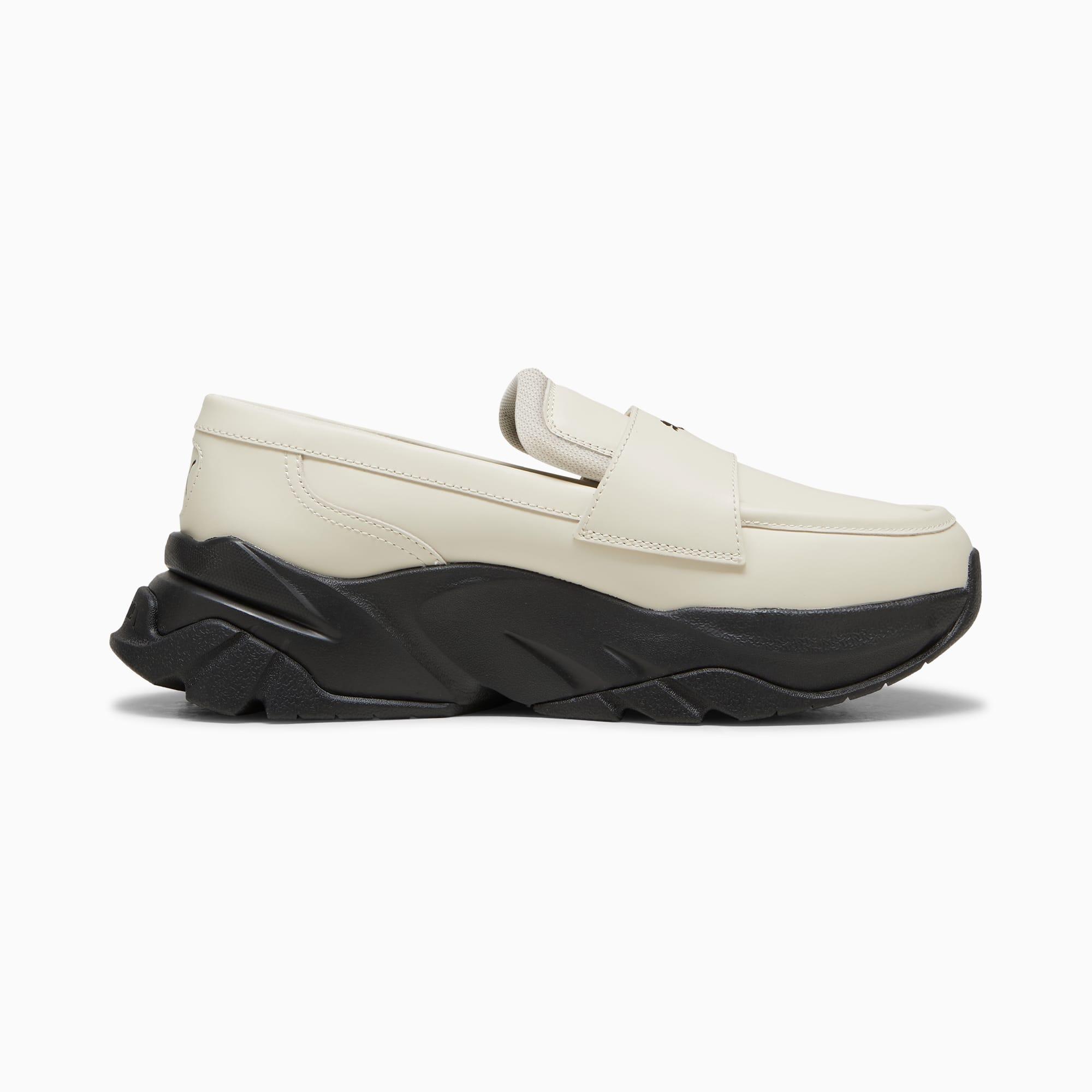 PUMA Sophyr Loafer Women Shoes in Alpine Snow/Black Product Image