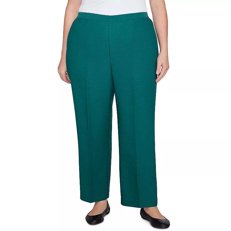 Plus Size Alfred Dunner Classic Short Pants, Womens Green Product Image