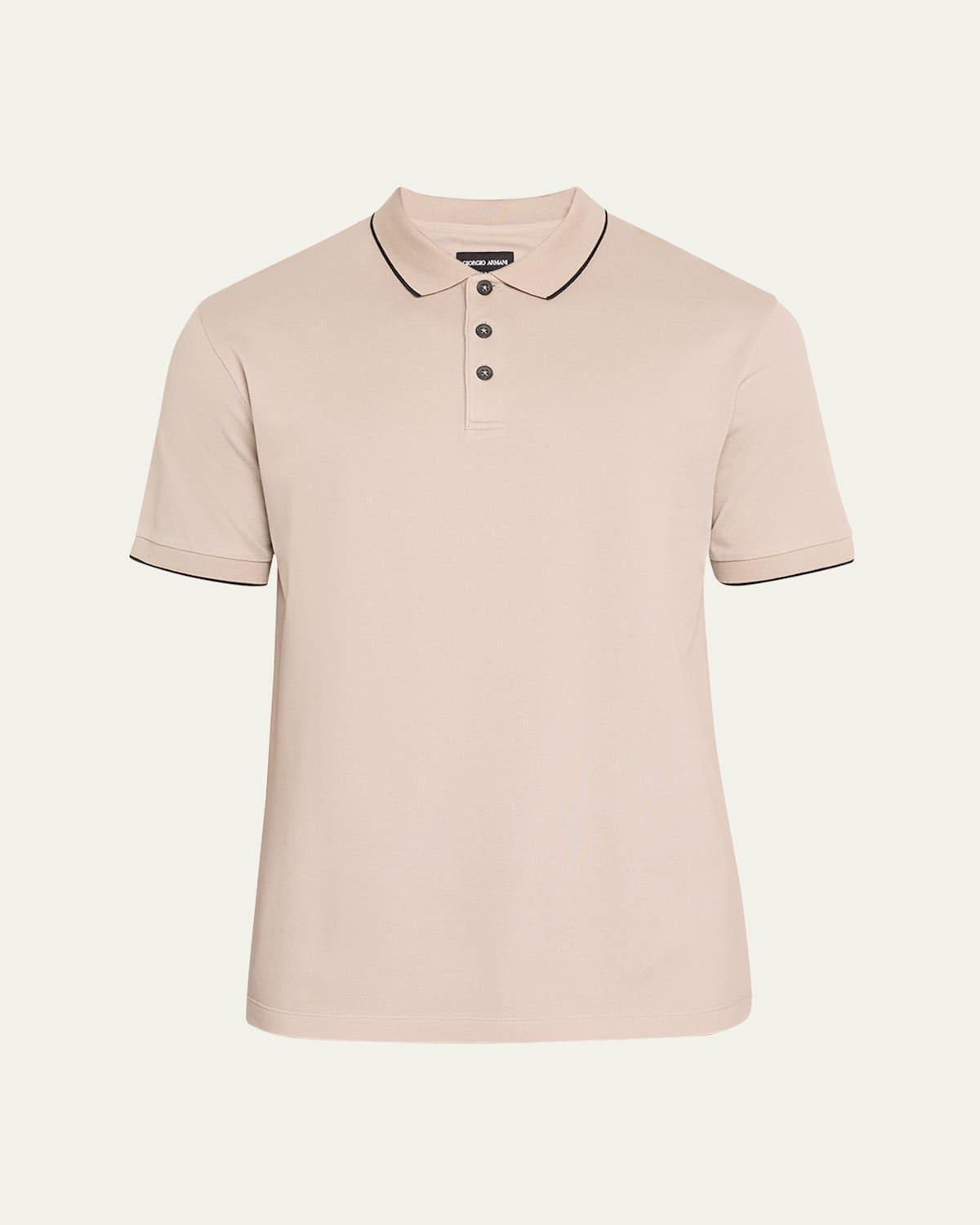 Mens Tipped Polo Shirt Product Image