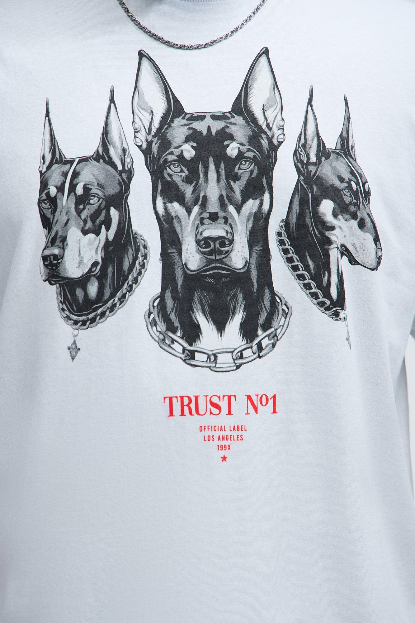 Trust NO1 Short Sleeve Tee - White Product Image