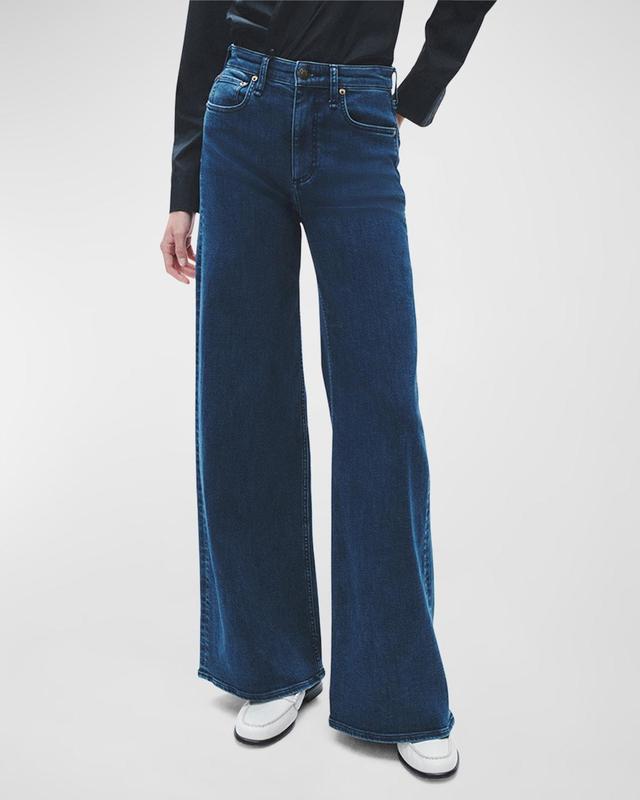 rag & bone Sofie High Waist Wide Leg Jeans Product Image