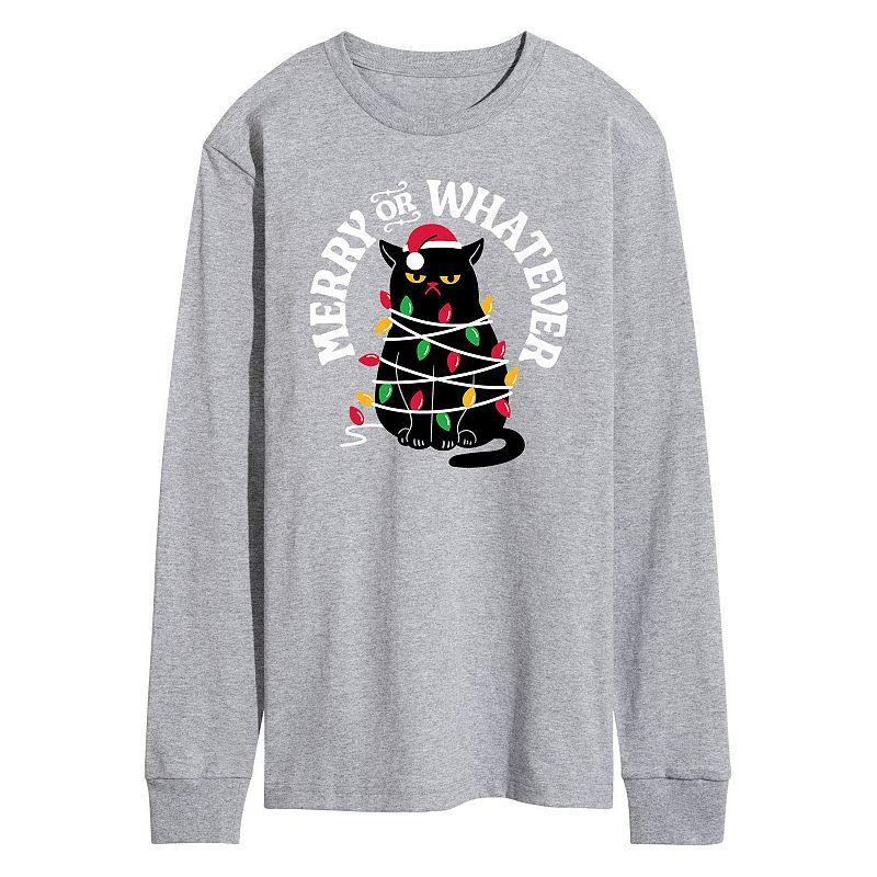 Mens Merry Or Whatever Long Sleeve Tee Product Image