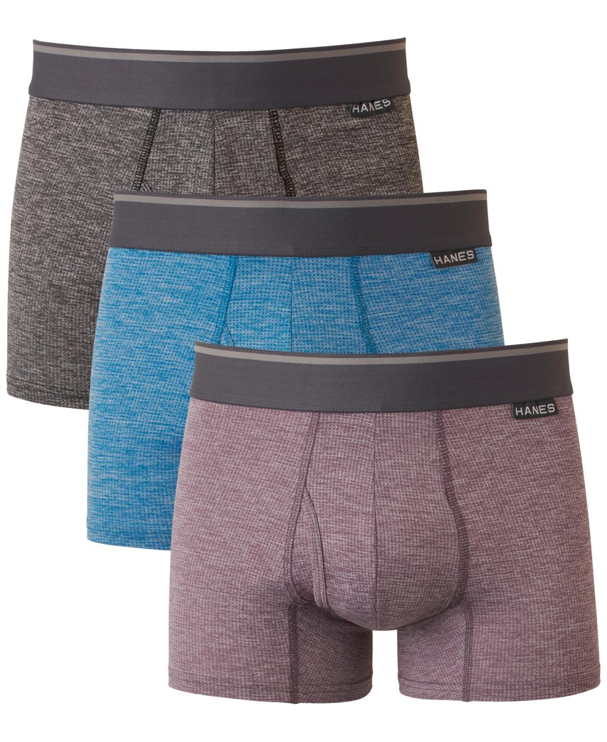 Hanes Mens Ultimate 3pk. ComfortFlex Stretch Trunks Product Image