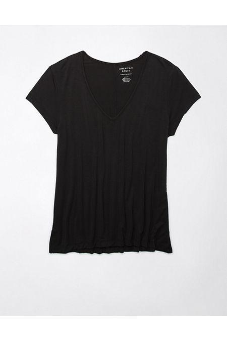 AE Soft Sexy Short-Sleeve V-Neck Tee Women's Product Image