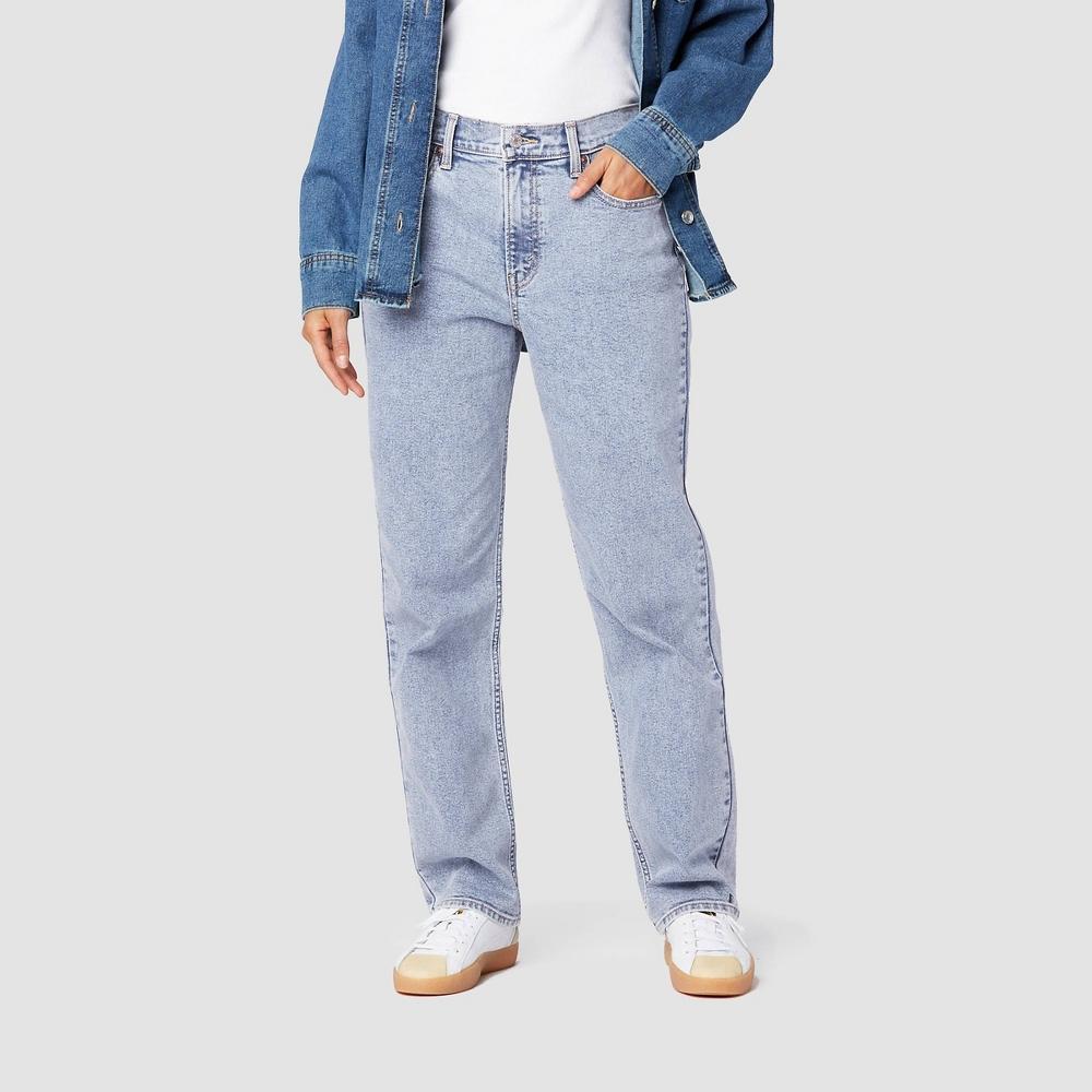 DENIZEN from Levis Womens Mid-Rise 90s Loose Straight Jeans - Future Fade 12 Product Image