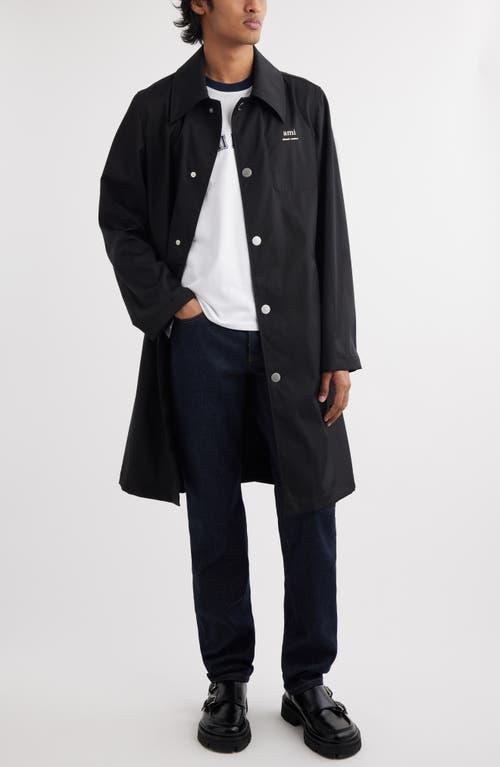 AMI ALEXANDRE MATTIUSSI Technical Twill Trench Coat Coats, Trench Coats Black Product Image