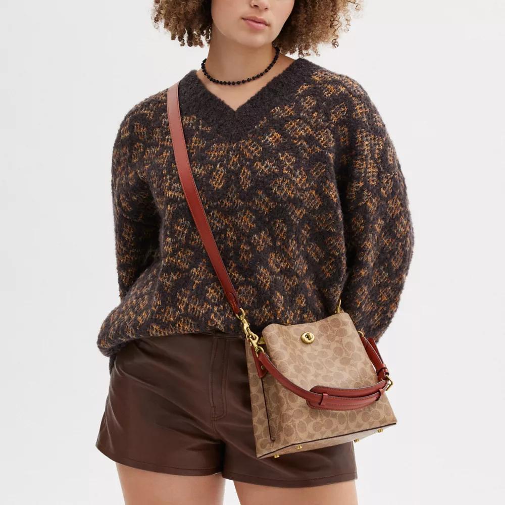 Willow Shoulder Bag In Signature Canvas Product Image