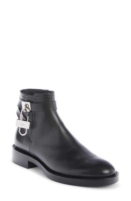 Mens Lock Ankle Boots In Leather Product Image