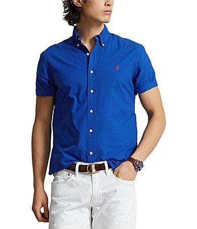 Polo Ralph Lauren Mens Classic-Fit Garment-Dyed Oxford Shirt Product Image