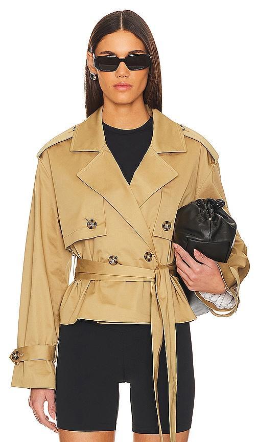 Womens The Cropped Charles Trench Coat product image