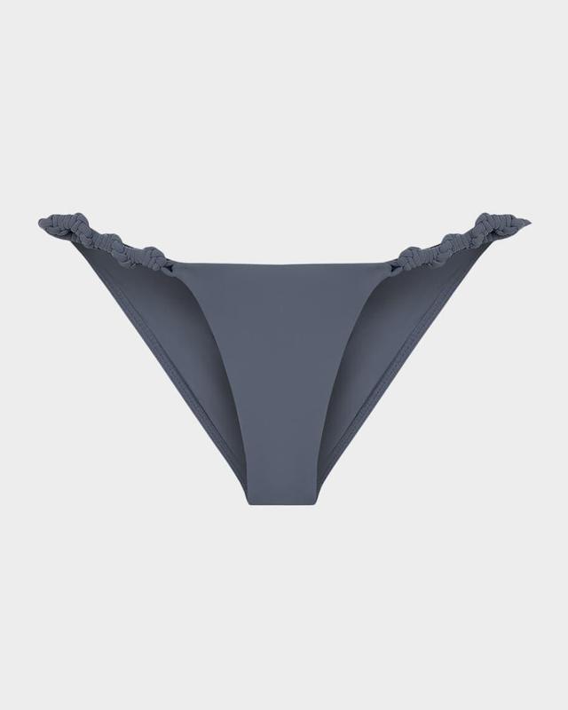 Solid Holly Detail Full Bikini Bottoms Product Image