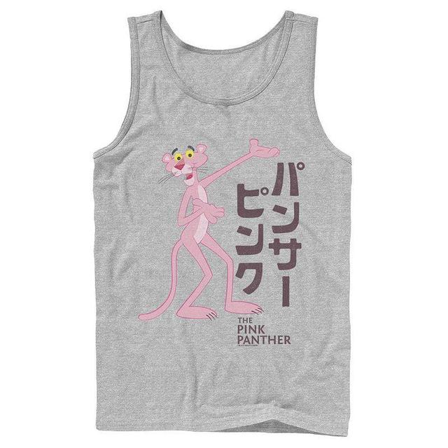 Mens Pink Panther Kanji Portrait Logo Tank Top Product Image