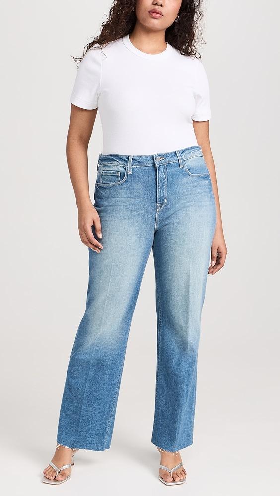 L'AGENCE Tiana Wide Leg Jeans | Shopbop Product Image