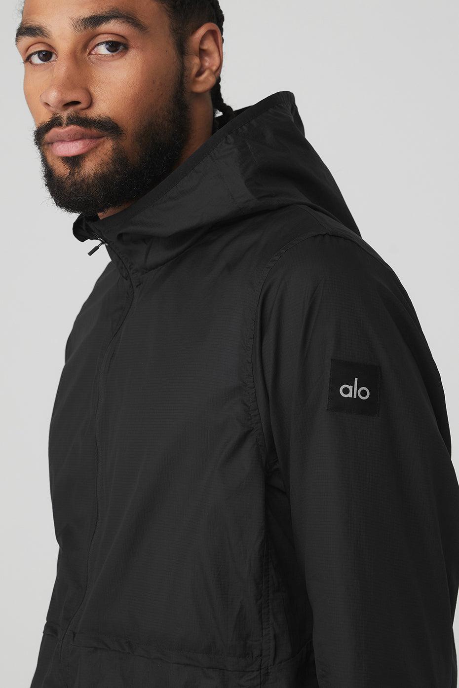 Repeat Running Jacket - Black Male Product Image