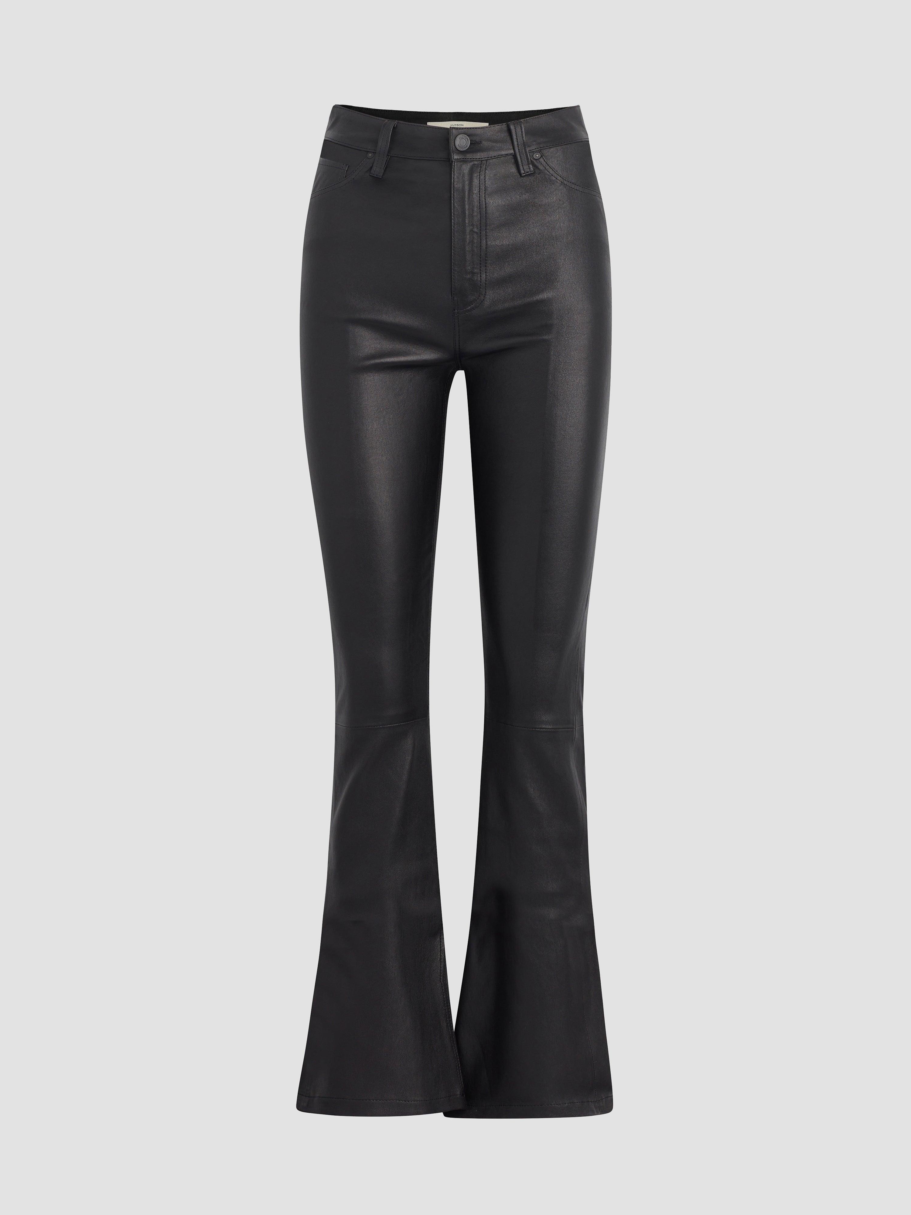 Faye Ultra High-Rise Bootcut Leather Pant Female Product Image