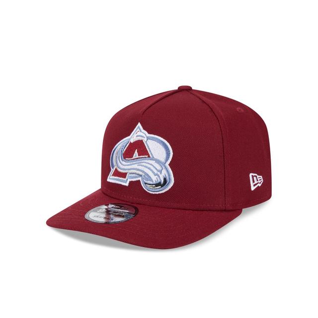 Colorado Avalanche Team 9FIFTY A-Frame Snapback Hat Male Product Image