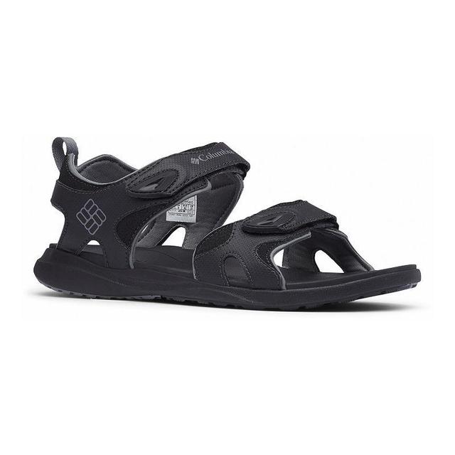 Columbia 2 Strap Mens Sport Sandals Black Product Image