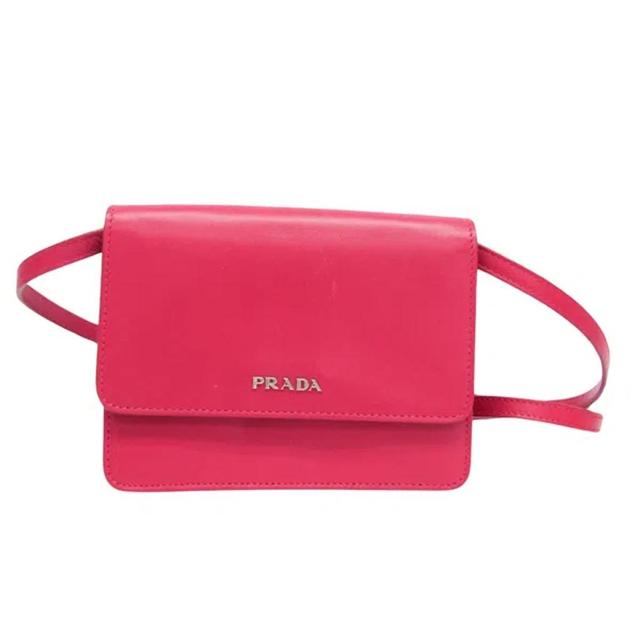 Saffiano Pink Leather Shopper Bag () Product Image