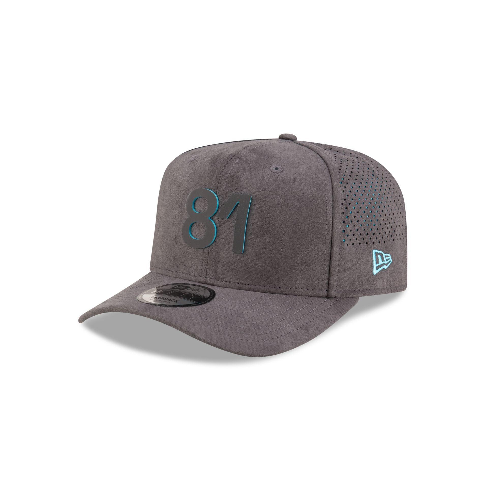 McLaren Formula 1 Team Oscar Piastri Gray Suede 9FIFTY Original Fit Snapback Hat Male Product Image