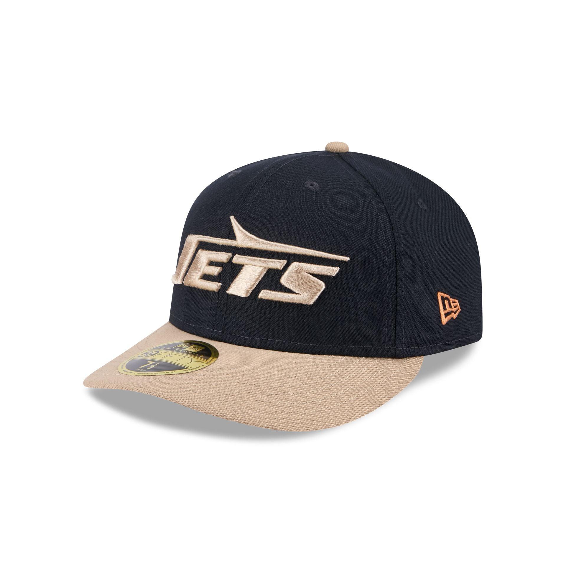 New York Jets Blue Ivory Low Profile 59FIFTY Fitted Hat Male Product Image