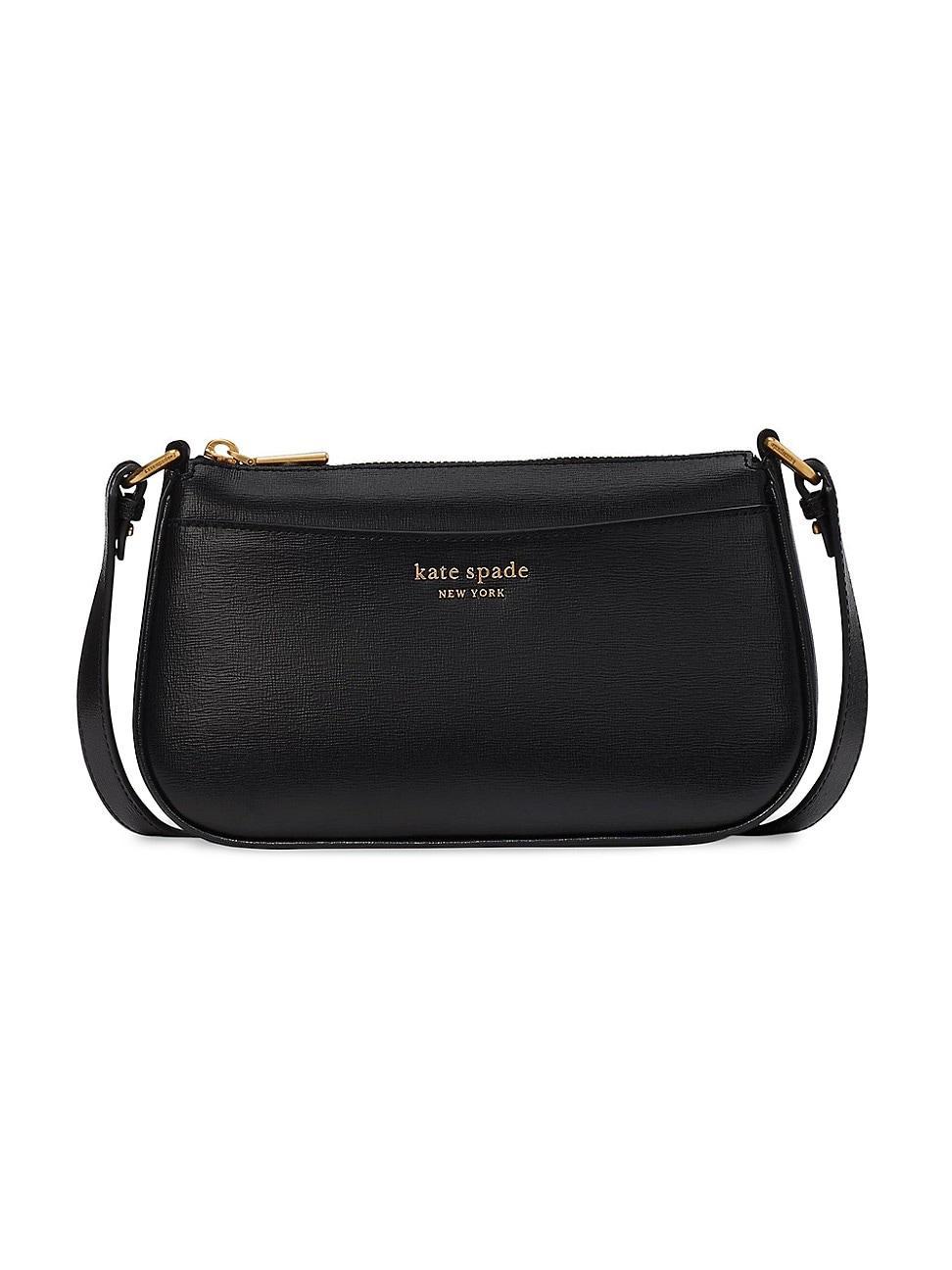 kate spade new york small bleecker saffiano leather crossbody bag Product Image