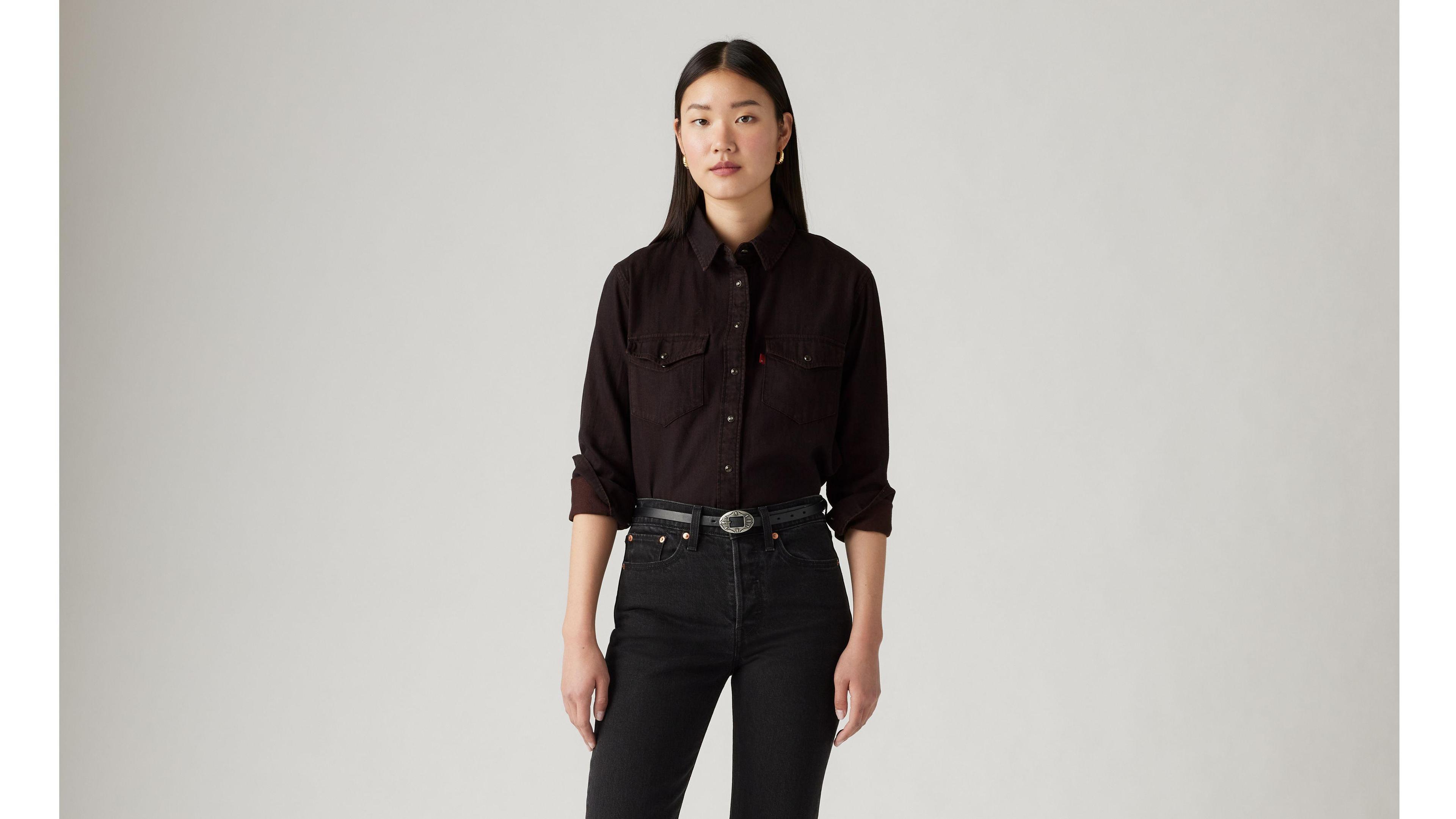 Iconic Western Denim Shirt Product Image