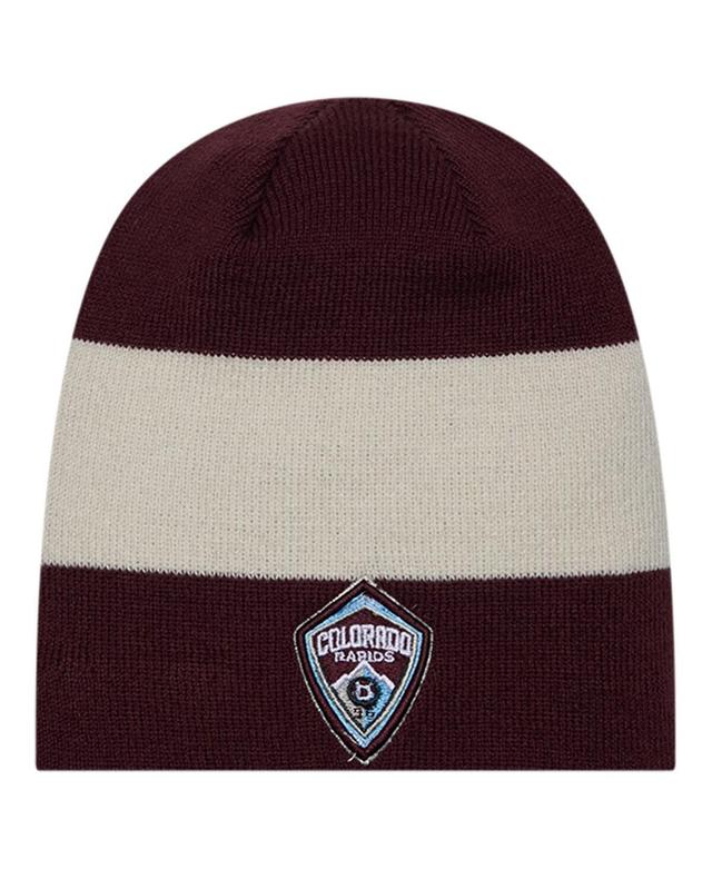 Mens New Era Burgundy Colorado Rapids 2024 Kick Off Collection Knit Beanie Product Image