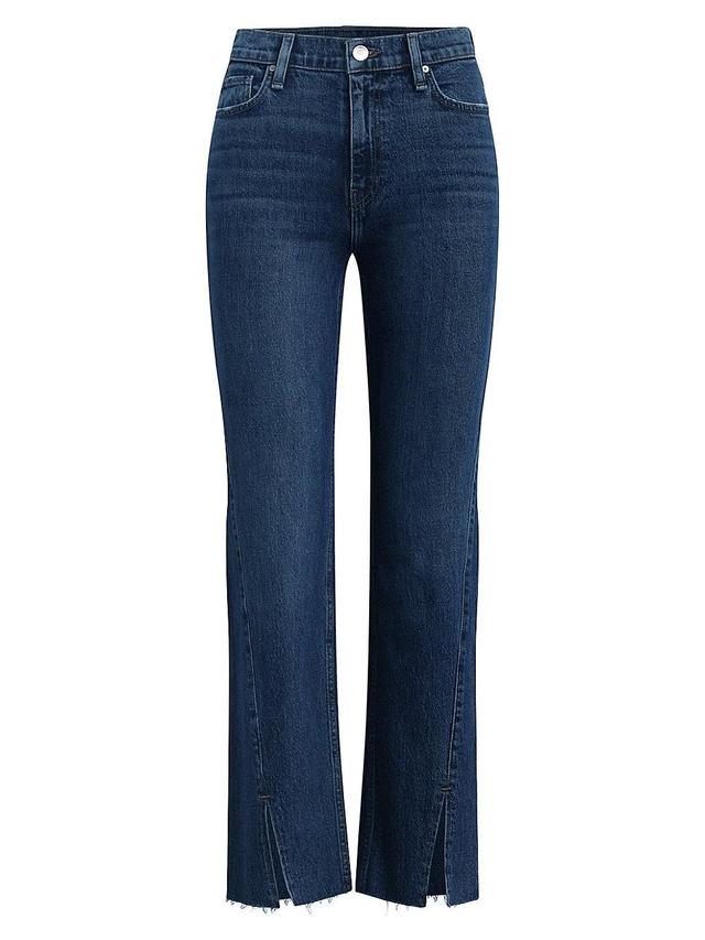 Womens Remi Split Wide-Leg Jeans Product Image