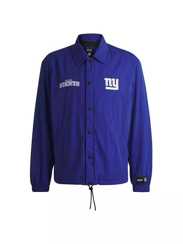 Mens BOSS x NFL Water-Repellent Jacket with Embroidered Branding Product Image