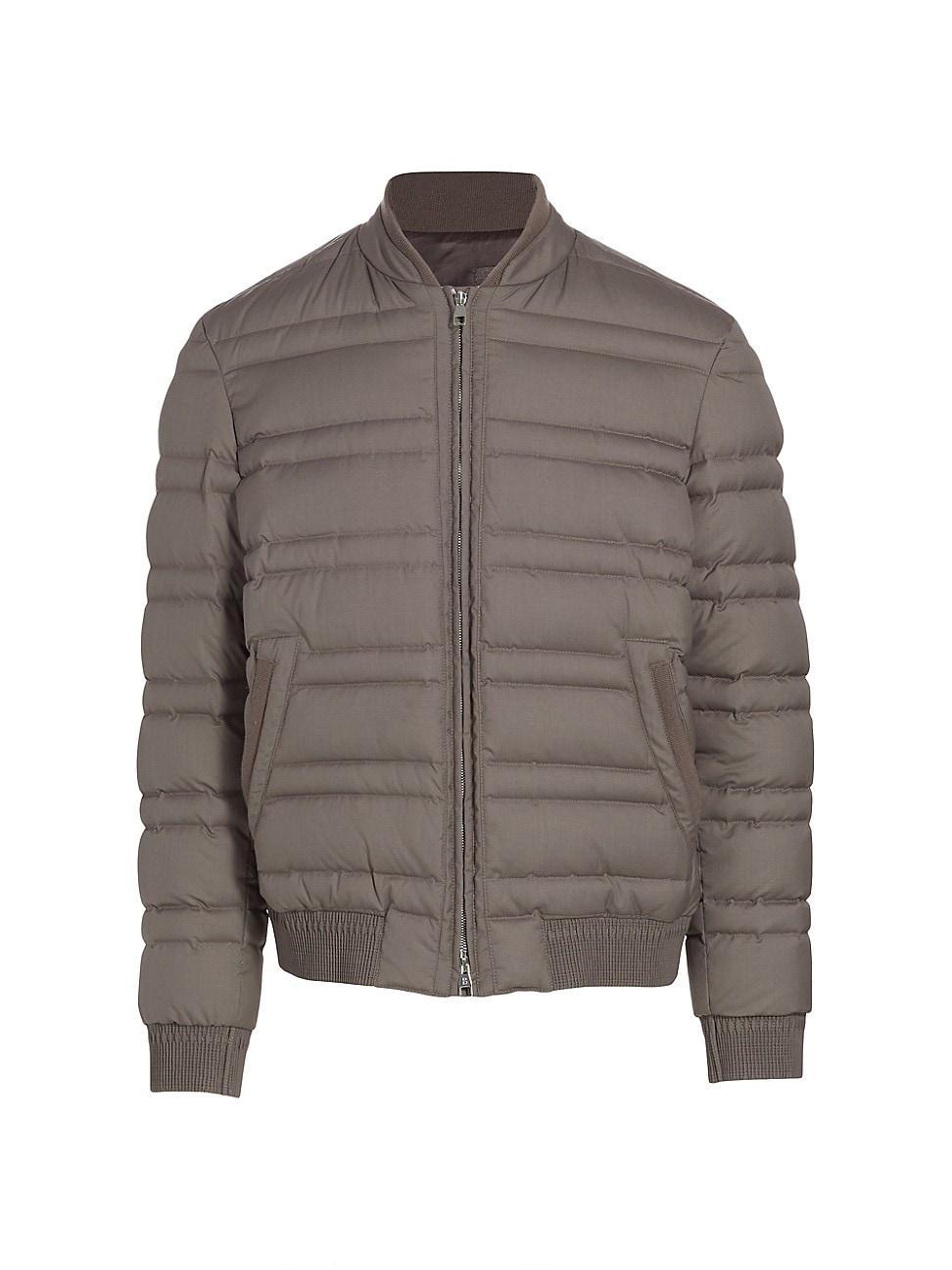 Mens Wool-Silk Tech Quilted Jacket Product Image