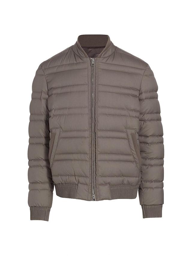 Mens Wool-Silk Tech Quilted Jacket Product Image