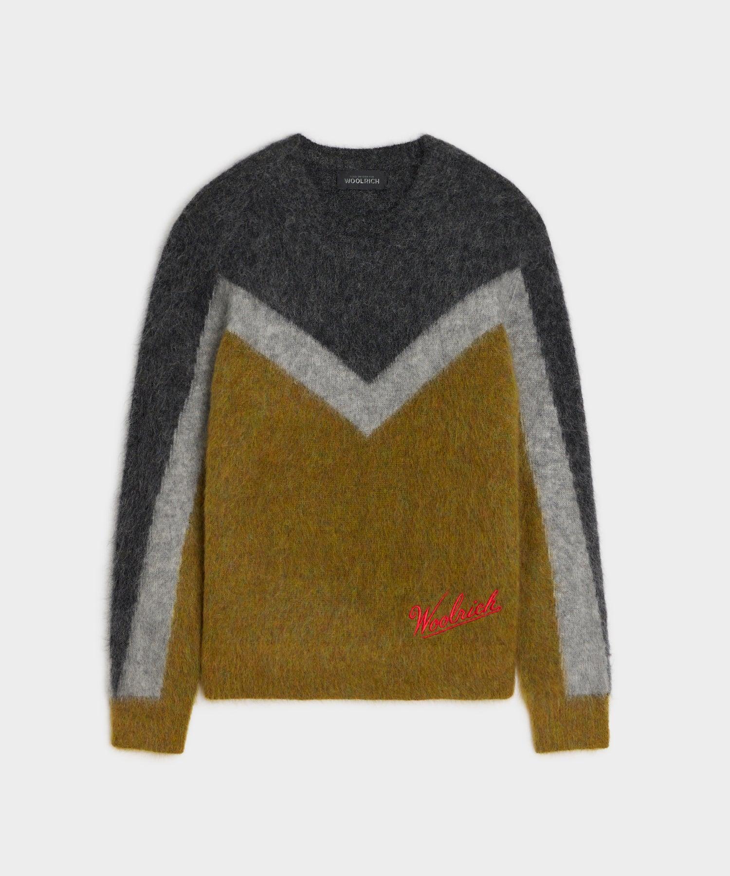 Todd Snyder X Woolrich Chevron Mohair Crewneck Product Image