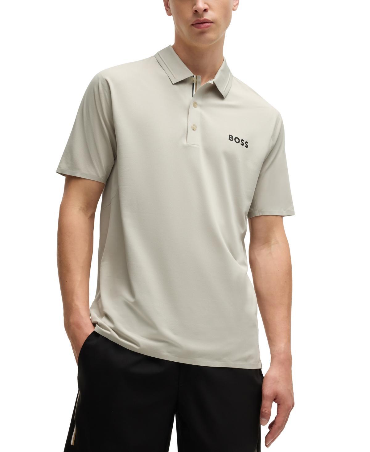 Boss X Matteo Mens Berrettini Slim-Fit Polo Product Image