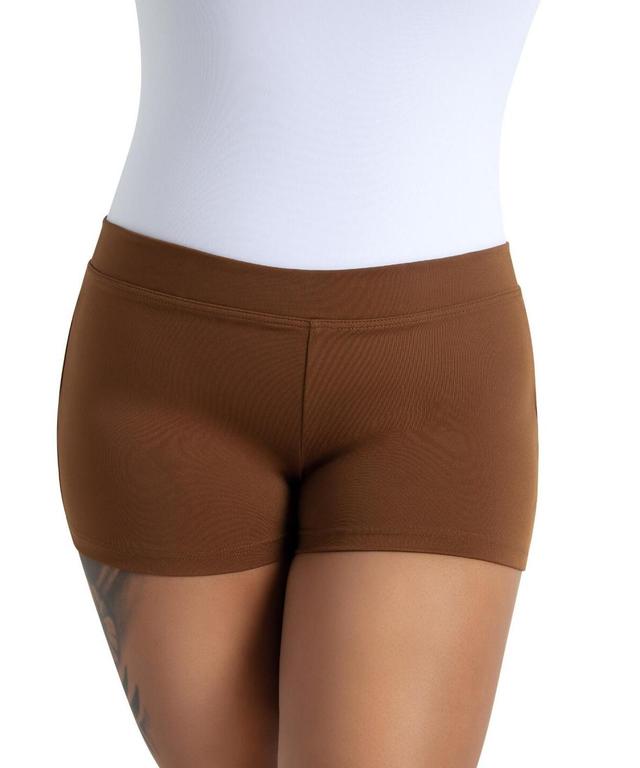 Capezio Womens Team Basics Boy Cut Low Rise Shorts Product Image