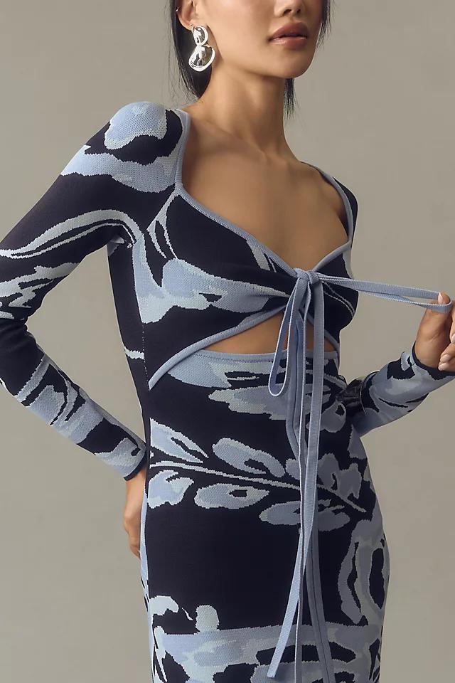 Significant Other Atlas Long-Sleeve Cutout Midi Dress Product Image