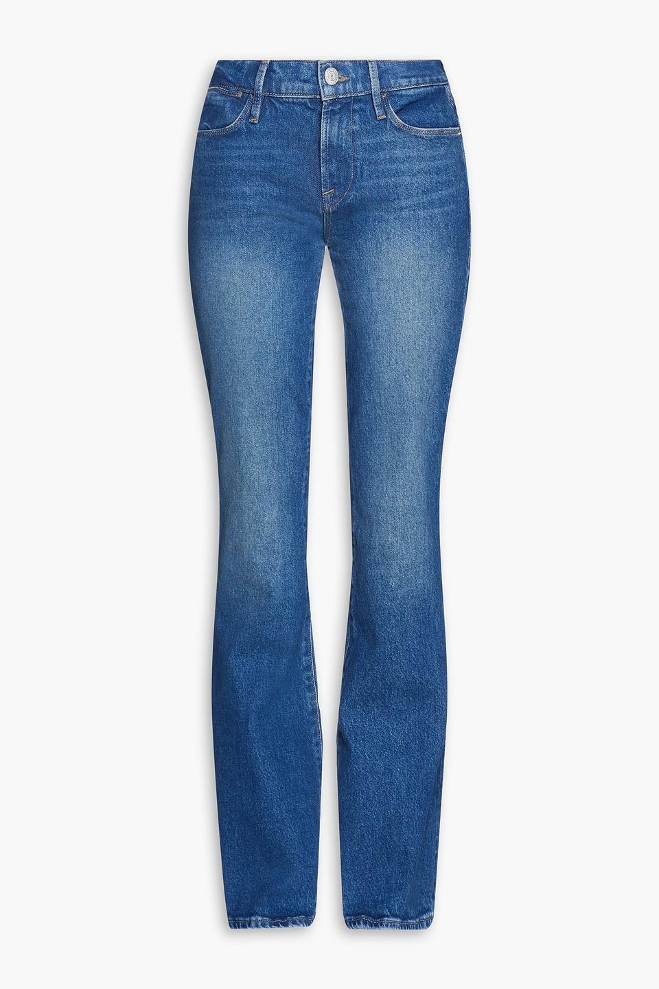 Le Super High High-rise Straight-leg Jeans In Mid Denim product image