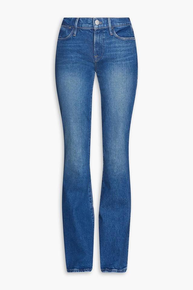 Le Super High High-rise Straight-leg Jeans In Mid Denim Product Image