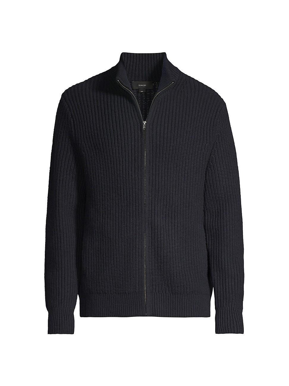 Mens Shaker Full-Zip Sweater Product Image