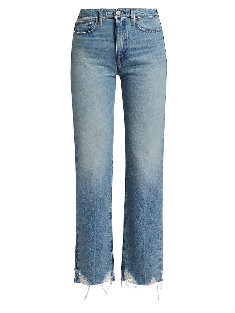 Womens Le Jane Straight-Leg Ankle Jeans Product Image