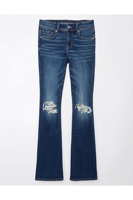 AE Next Level Ripped Low-Rise Kick Bootcut Jean Women's product image