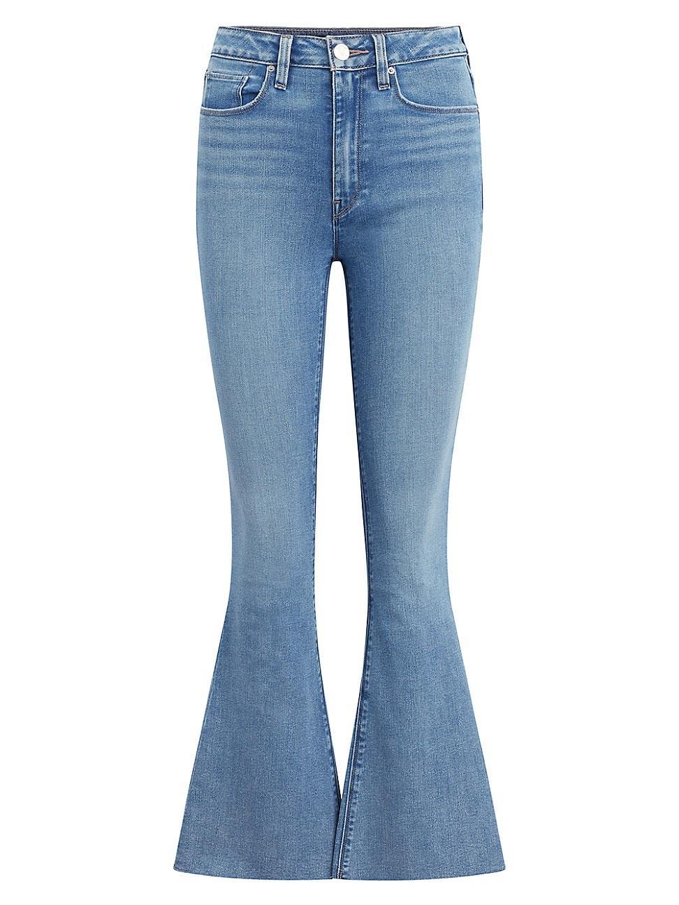 Womens Holly High-Rise Flared Jeans Product Image