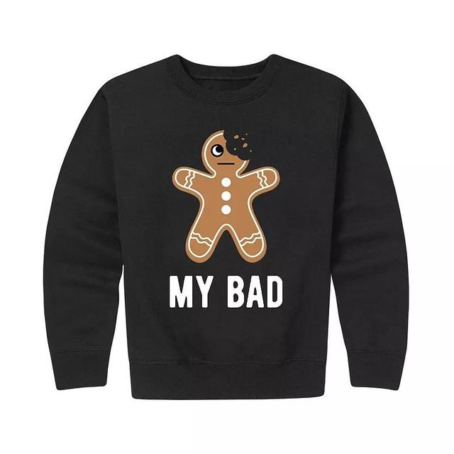 Boys 8-20 My Bad Gingerbread Man Graphic Sweatshirt, Boys Product Image